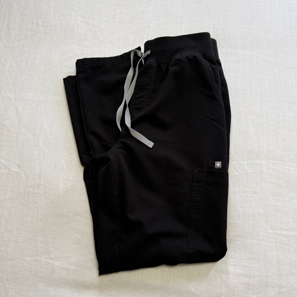 Figs Black Scrub pants